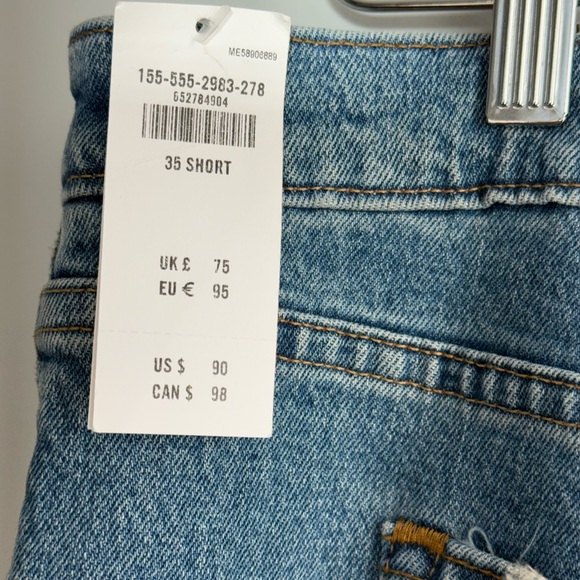 Abercrombie & Fitch The '90s Straight Ultra High Rise Curve Love Jeans 35 20 S - Picture 8 of 16